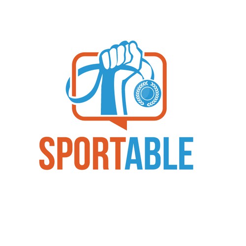 Sportable logo design.