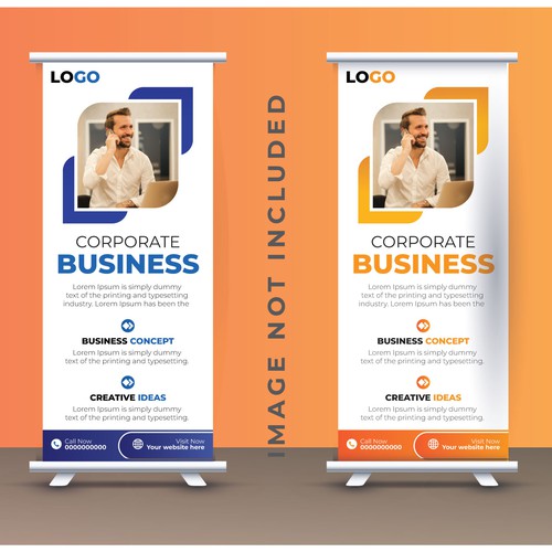 business rollup banner