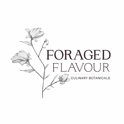 Logo for edible flower company
