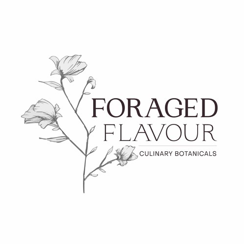 Logo for edible flower company