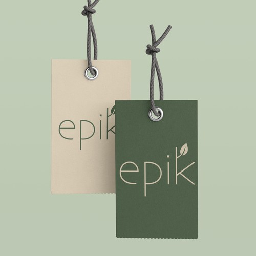 Minimal logo design for eco-consious clothing brand