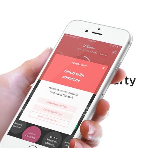 Whimzer - An app to connect strangers by matching their thoughts and wishes
