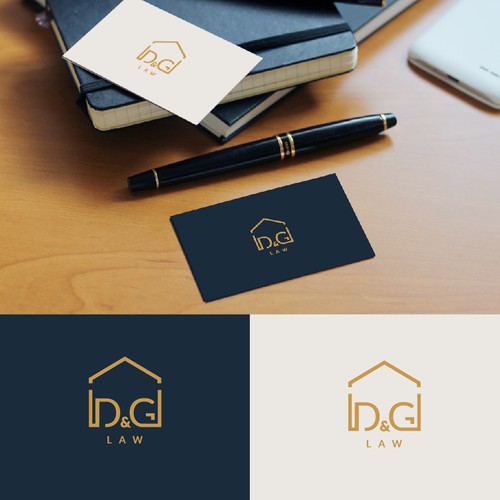 Minimalist logo for law agency