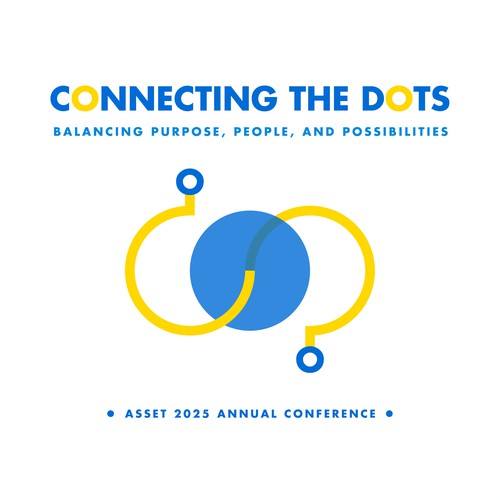 The logo for the ASSET 2025 Annual Conference, titled "Connecting the Dots