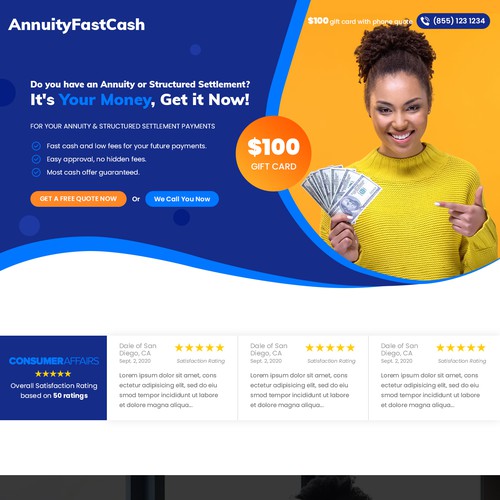 Landing page