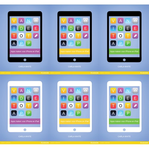 New book cover design for Pearson Benelux: "From Idea to Apps"