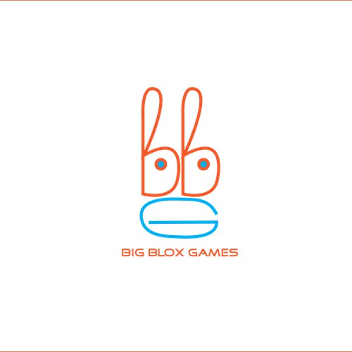 Create a fun, playful logo for Big Blox Games.