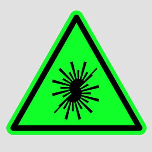 Logo for green laser company