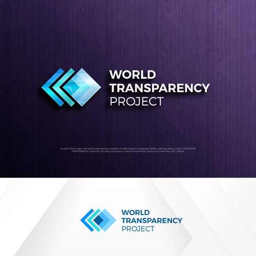 logo for world transparency project