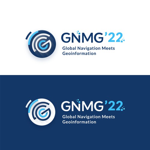 Global Navigation meets Geoinformation 22 Logo Design