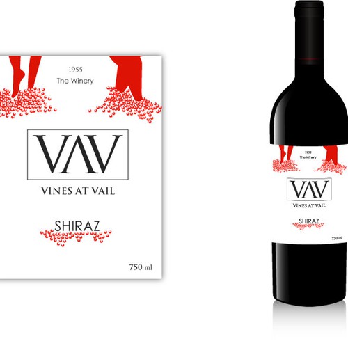 Vines at Vail Winery-labels for bottles