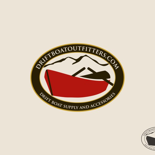 Create an attractive logo for a Drift boat/fly fishing  website.
