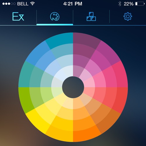 Smart lighting system IOS App Design