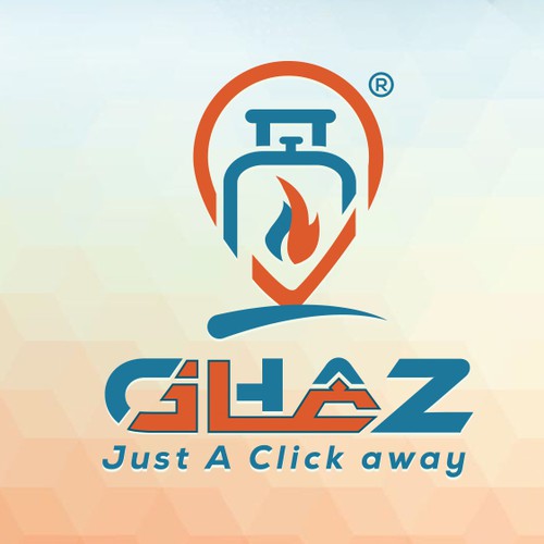 Modern logo for a Gas cylinder deliver service 