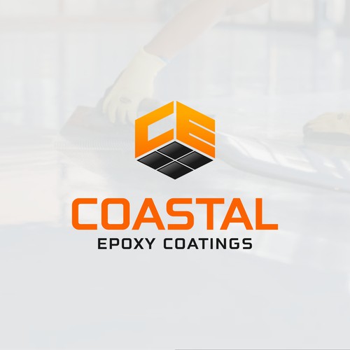 Robust and bold logo for coating company