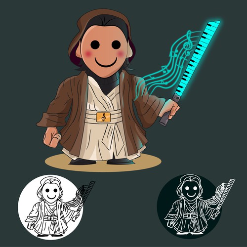 ilustración jedi 