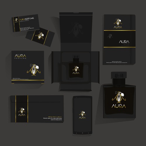 logo proposal for Aura Perfume