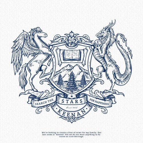 Family Coat of Arms - Keenan
