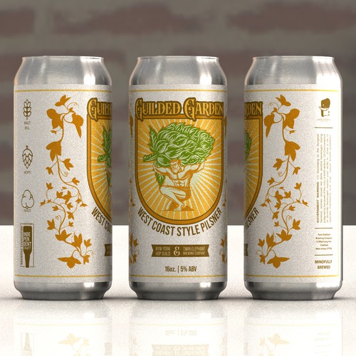 Guilded Garden Label Design