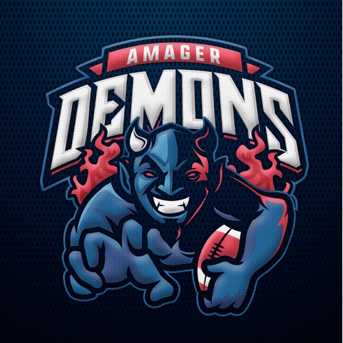 Amager Demons Football logo