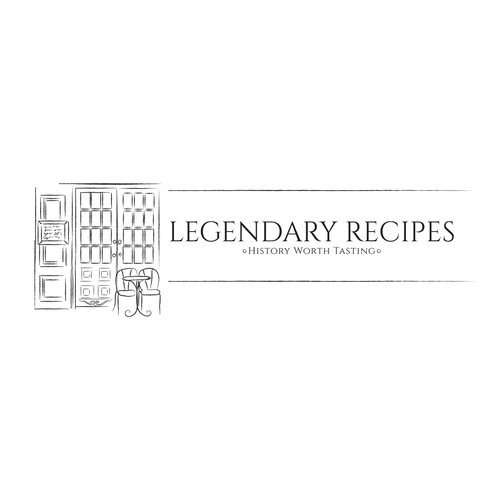 Logo concept for Legendary recipes website