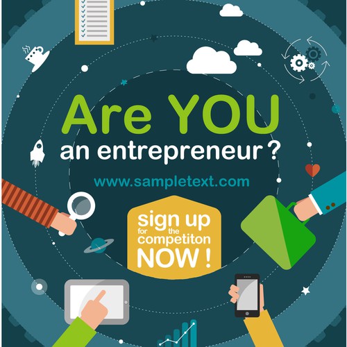 Students startup challenge needs a key visual / illustration!