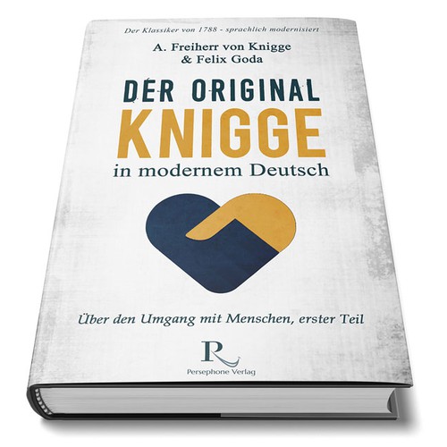 Book cover design for "Der  Original Knigge in Modernem Deutsch"