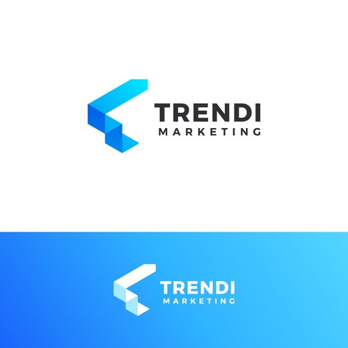 Logo design for Trendi Marketing