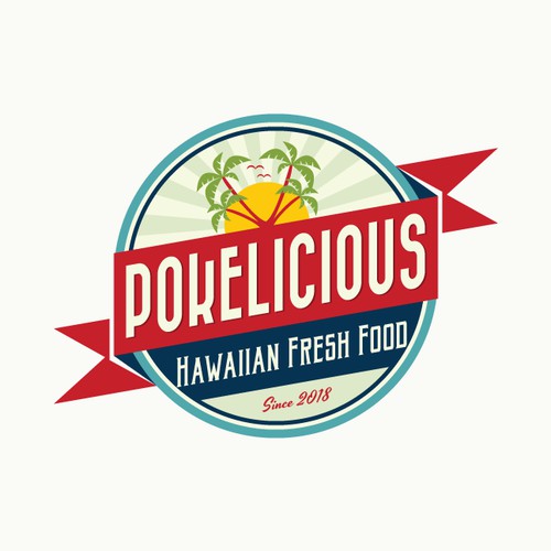 Logo for an hawaiian restaurant