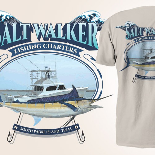 Texas fishing charter boat needs a great t-shirt design!