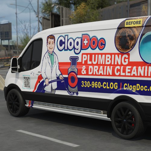Van Wrap for Plumbing Company