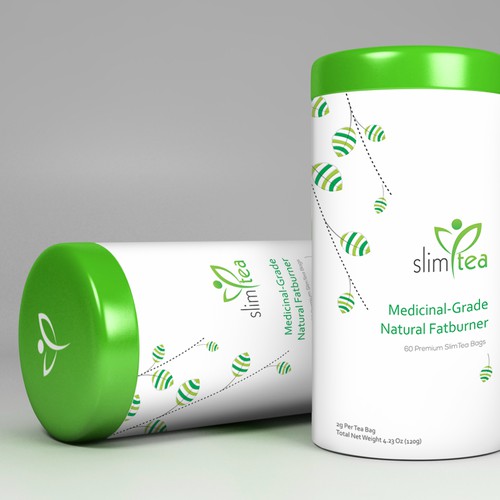 Design Package for Weight Loss Natural Tea
