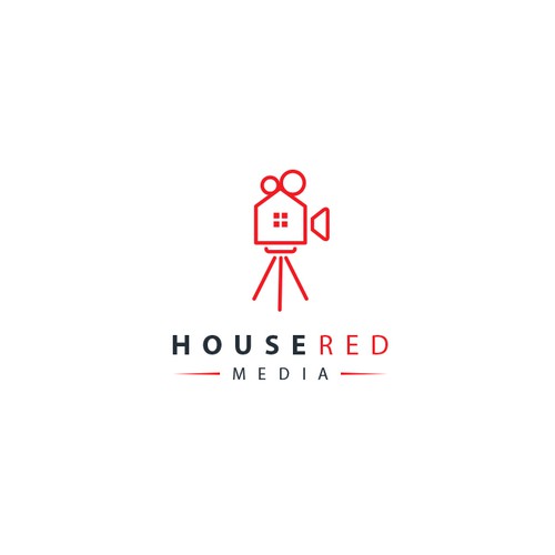 Logo design for "House Red Media"