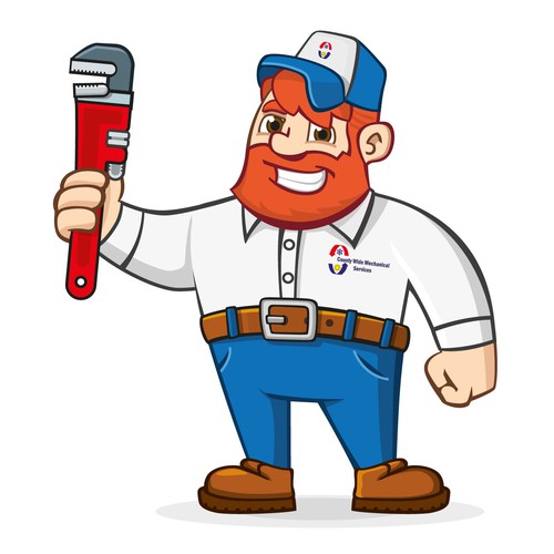 Mascot design for a Mechanical services company.