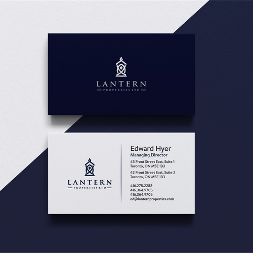 Minimal and professional business card