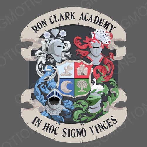 Ron Clark Crest Illustration