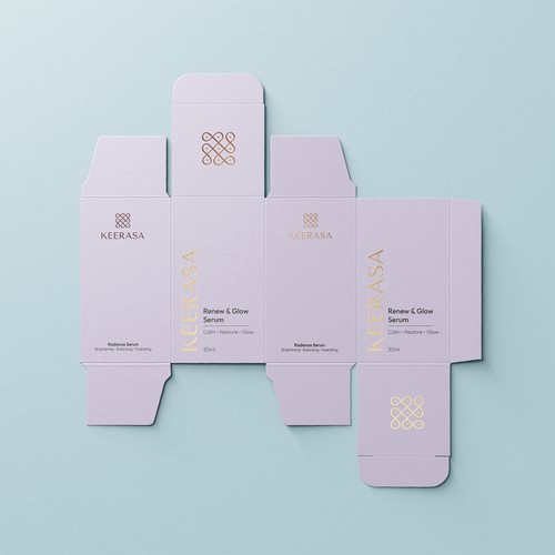 Box packaging Serum Skincare