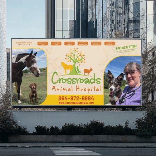 Vet clinic billboard design