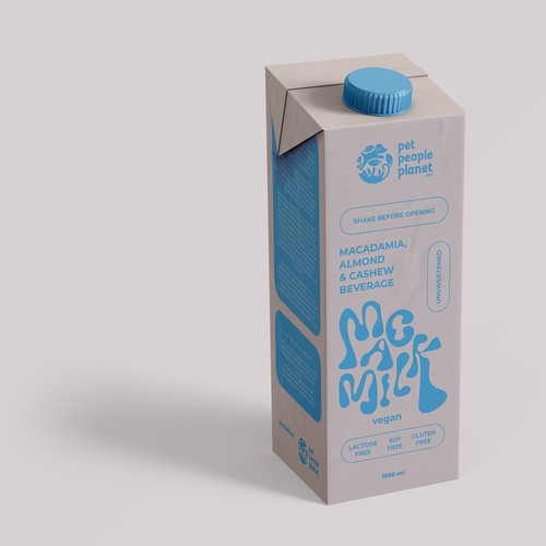 vegan milk carton concept design 
