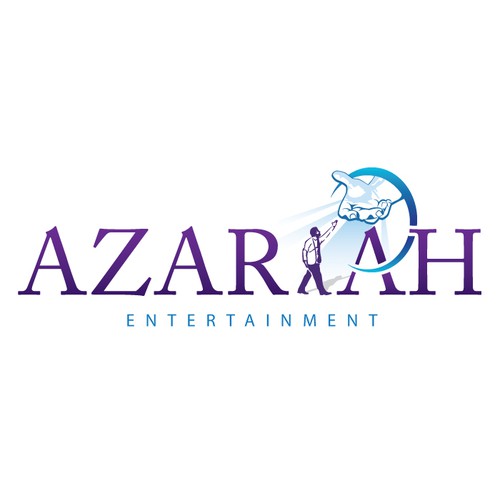 Create a illustration of God helping for Azariah Entertainment