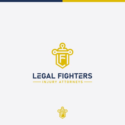 memorable & minimal logo for Legal Fighters