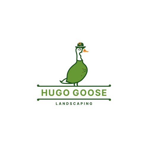 Bold logo for landscaping.