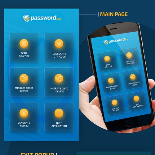 Security Mobile App Screen Design