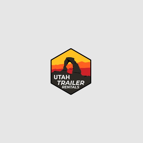 Landscape Logo for Utah Trailer Rentals