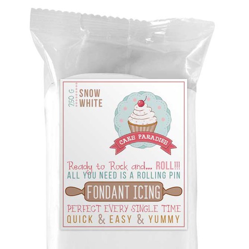 Fondant Icing Label Design