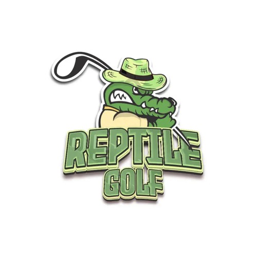 REPTILEGOLF  logo design.