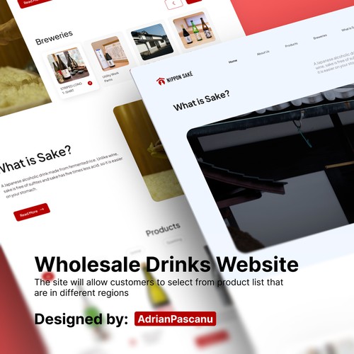 Wholesale Drinks Website