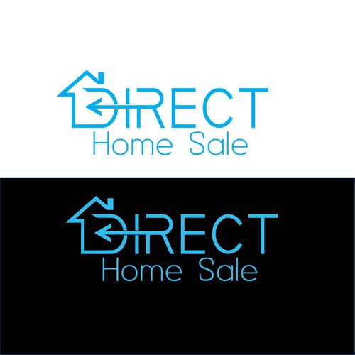 Sleek Direct Home Sale Company Logo