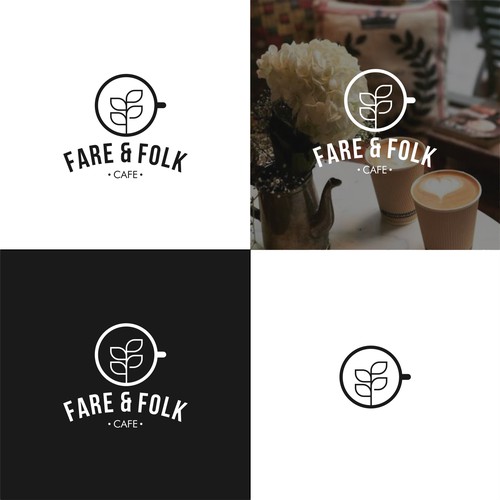 Logo concept for FARE AND FOLK CAFE