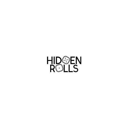 Logo concecp for board game website "Hidden Rolls"